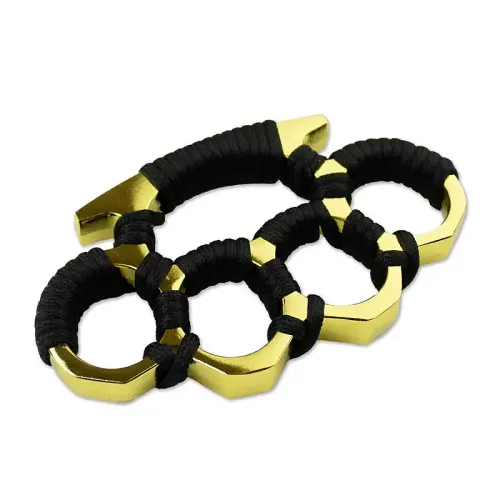 Gold Cord Wrapped Knuckles