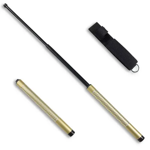 Gold Diamond Grip Baton (31")