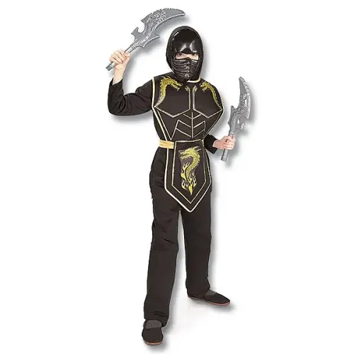 Gold Dragon Ninja Costume