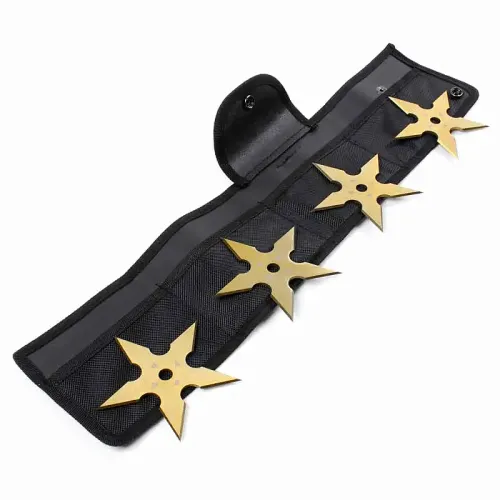 Gold Ninja Star Set