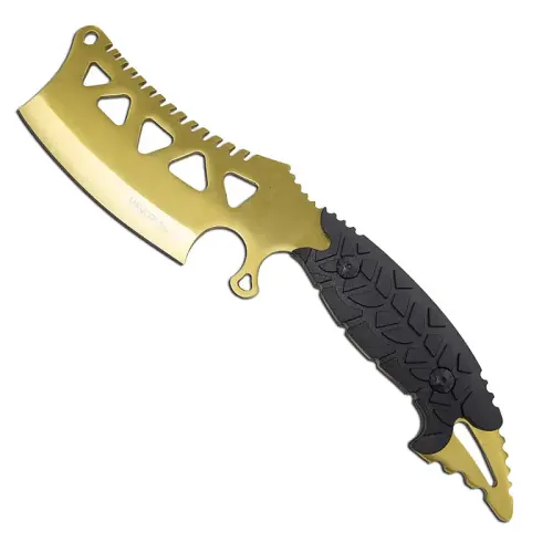 Gold War Cleaver Knife