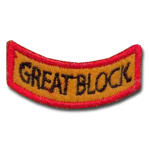 Great Block Award Patch