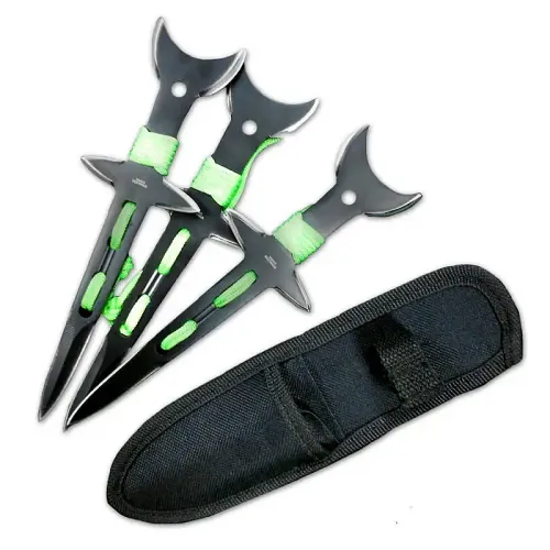 Half Moon Throwing Knife Set