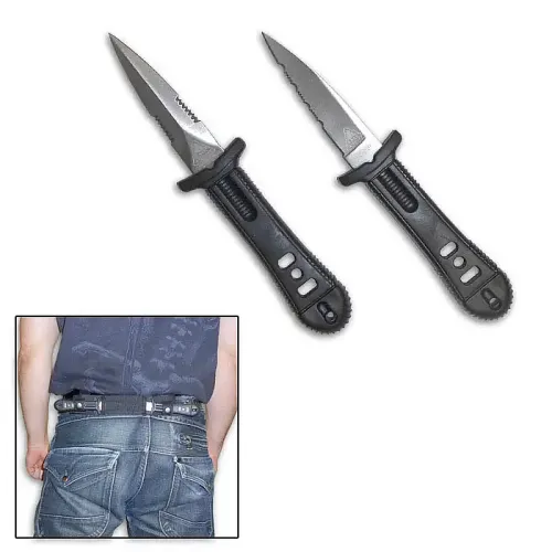 Hidden Dual Stinger Knives