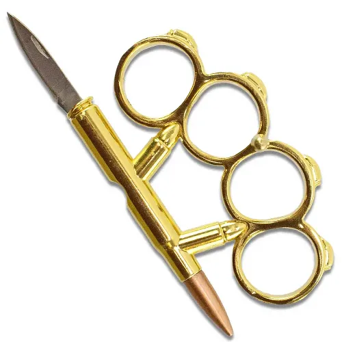 Hidden Knife Knuckle Duster