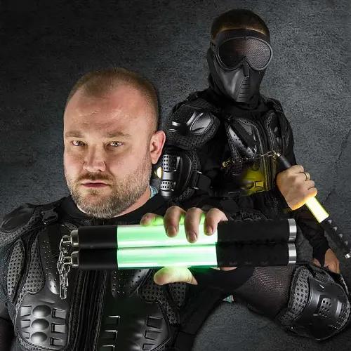 High-Impact LED Nunchucks