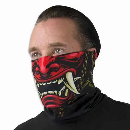Japanese Demon Half Mask