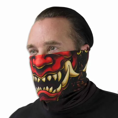 Japanese Oni Half Mask