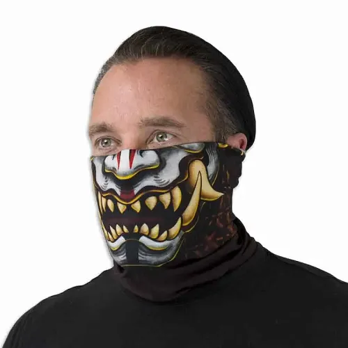 Kabuki Demon Half Mask