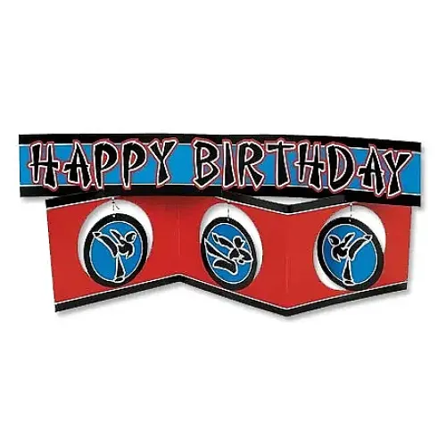 Karate Birthday Centerpiece