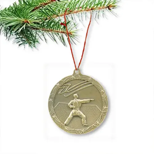 Karate Competition Christmas Ornament