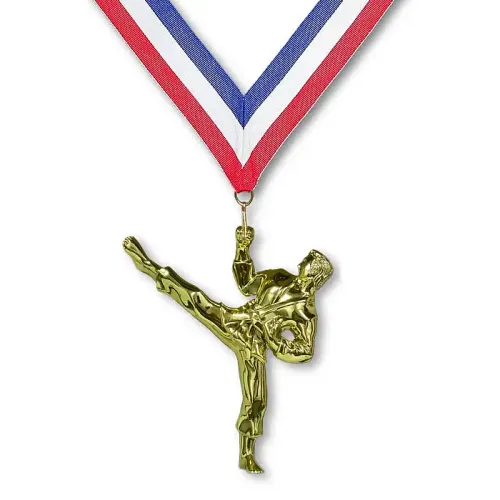 Karate Figurine Medal