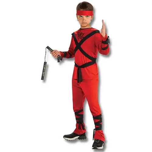 Red Ninja Kid Costume