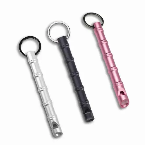 Kubotan Whistle Keychain