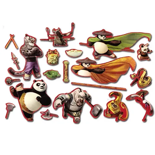 Kung Fu Panda Sticker Play Set