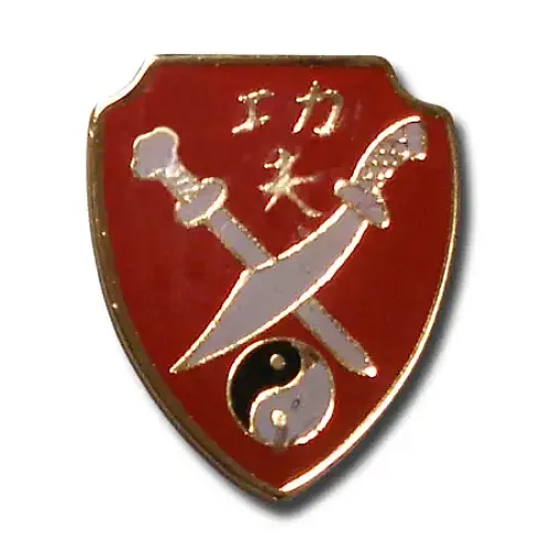 Kung Fu Shield Lapel Pin
