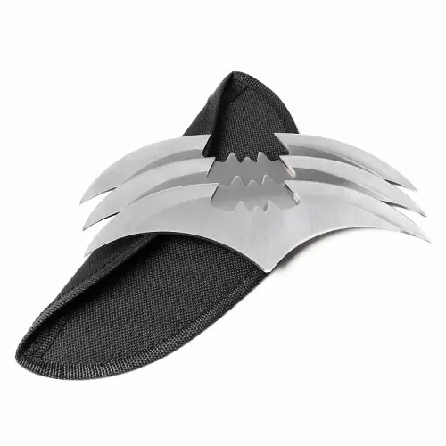 Large Silver Bat Throwers