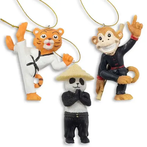 Martial Arts Animal Ornaments