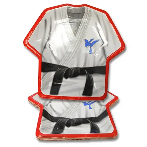 Martial Arts Party Plates