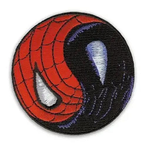 Marvel Comics Spiderman Venom Yin Yang Patch