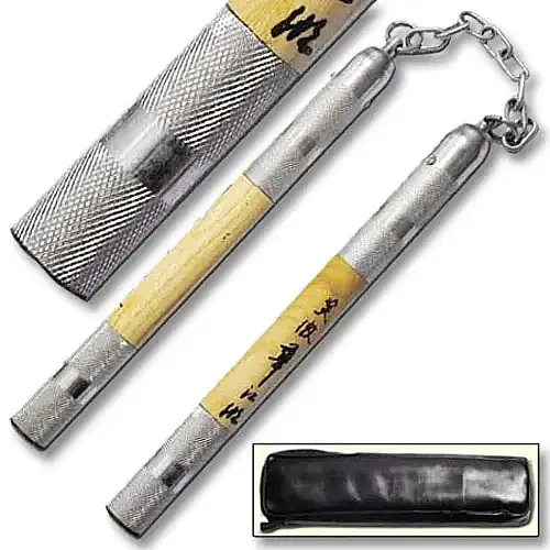 Metal and Wood Destroyer Nunchaku
