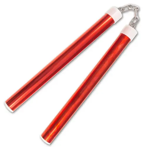 Metallic Red Aluminum Nunchaku