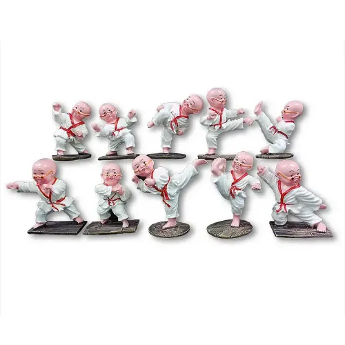 Kung Fu Monk Figurines