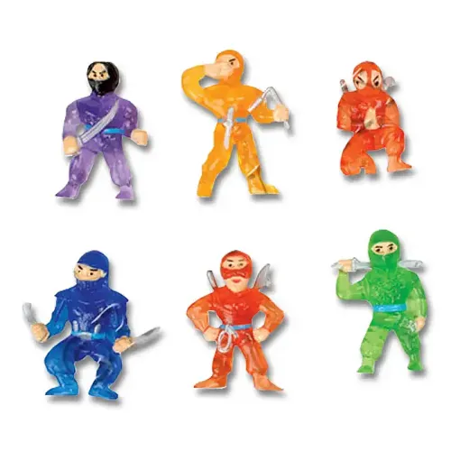Mini Rubber Ninjas (24-Pack)