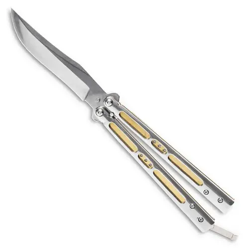 Modern Metallic Butterfly Knife