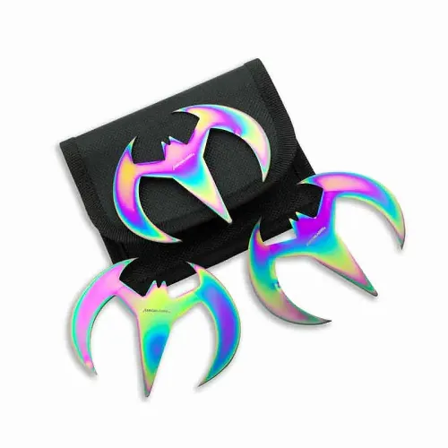 Modern Titanium Finish Bat Throwers