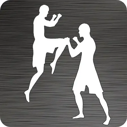 Muay Thai Fighters Vinyl Car Decal