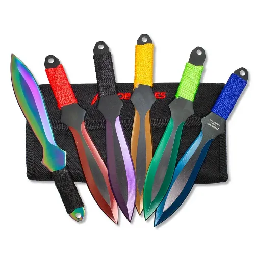 Multicolor Broadhead Throwing Knives