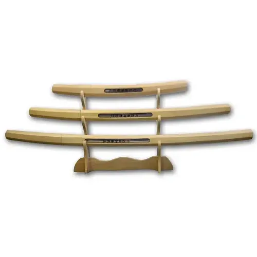 Natural Wood Katana Set