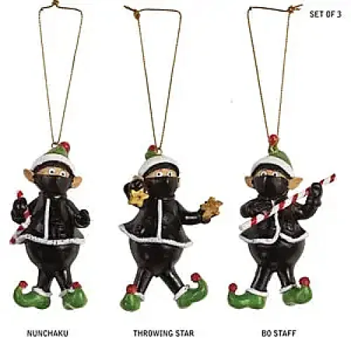Ninja Elf Ornaments