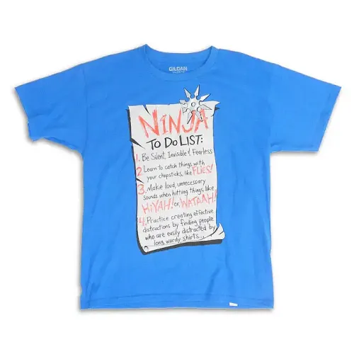 Ninja To-Do List T-Shirt