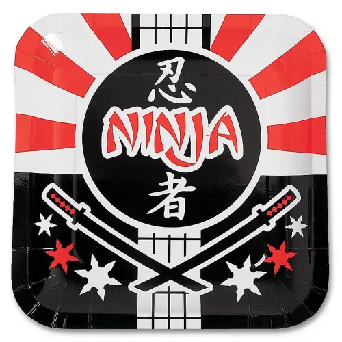 Ninja Warrior Dinner Plates (8-Pack) (1 left in stock)