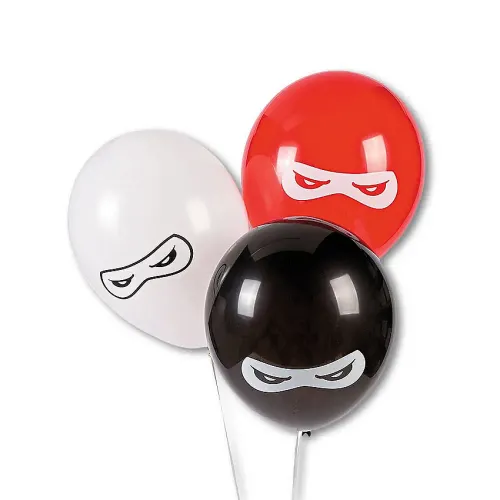 25 Ninja Warrior Party Balloons