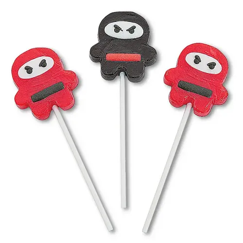 Ninja Warrior Suckers (12-Pack)