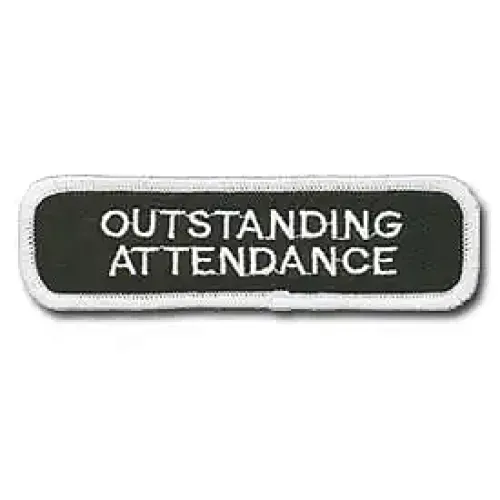 Outstanding Attendance Patch