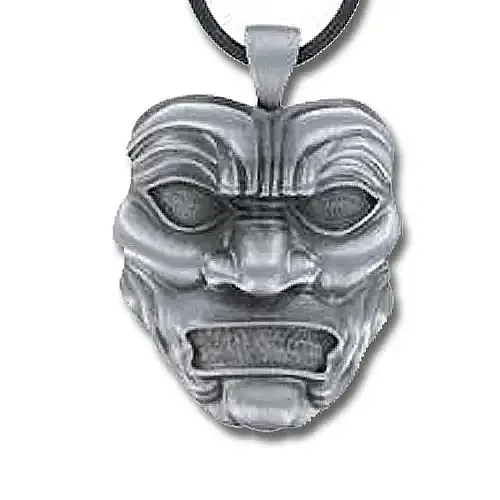 Persian Immortal Mask Necklace