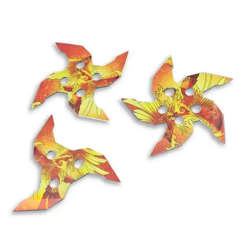 Phoenix Throwing Star Set