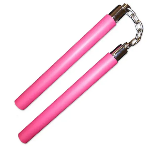 Pink Foam Chain Nunchaku