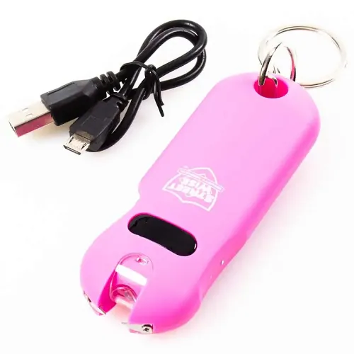 Pink Stun Gun Keychain