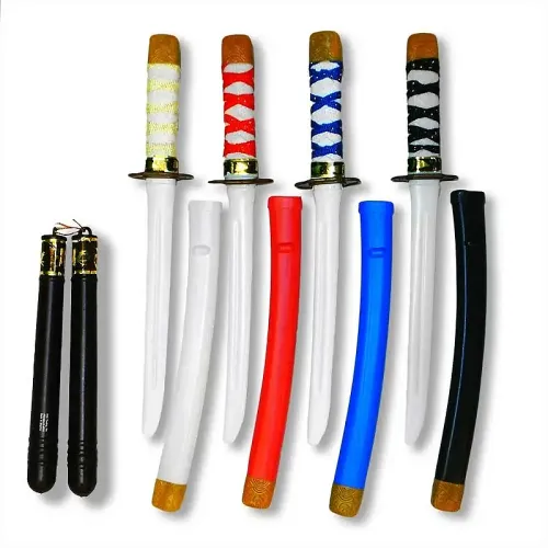 Plastic Sword and Nunchucks Set