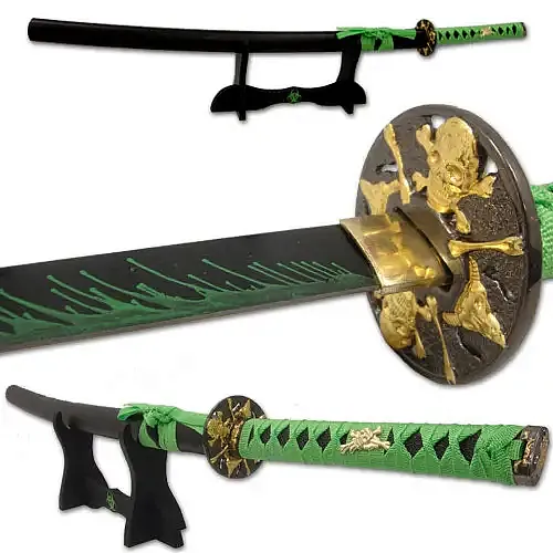 Professional Zombie Samurai Sword with Stand