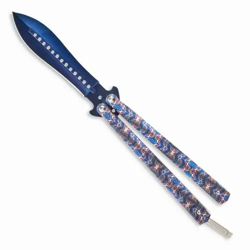 Psychedelic Broadhead Butterfly Knife