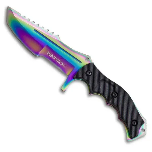 Titanium Finish Combat Knife