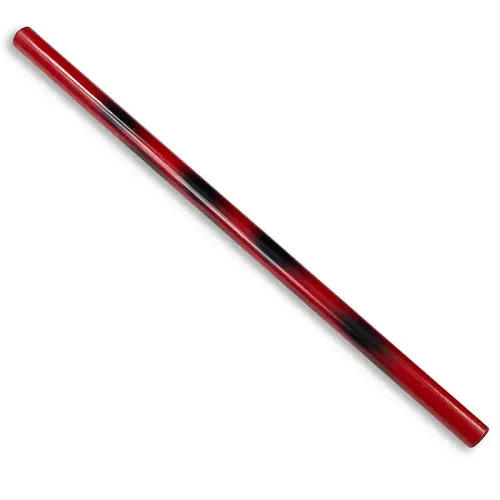 Rattan Red and Black Escrima