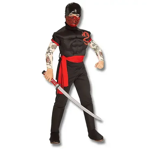 Muscular Ninja Warrior Costume