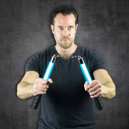Rechargeable LED Nunchucks
